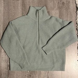 Everlane half zip sweater